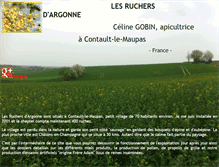 Tablet Screenshot of lesruchersdargonne.com